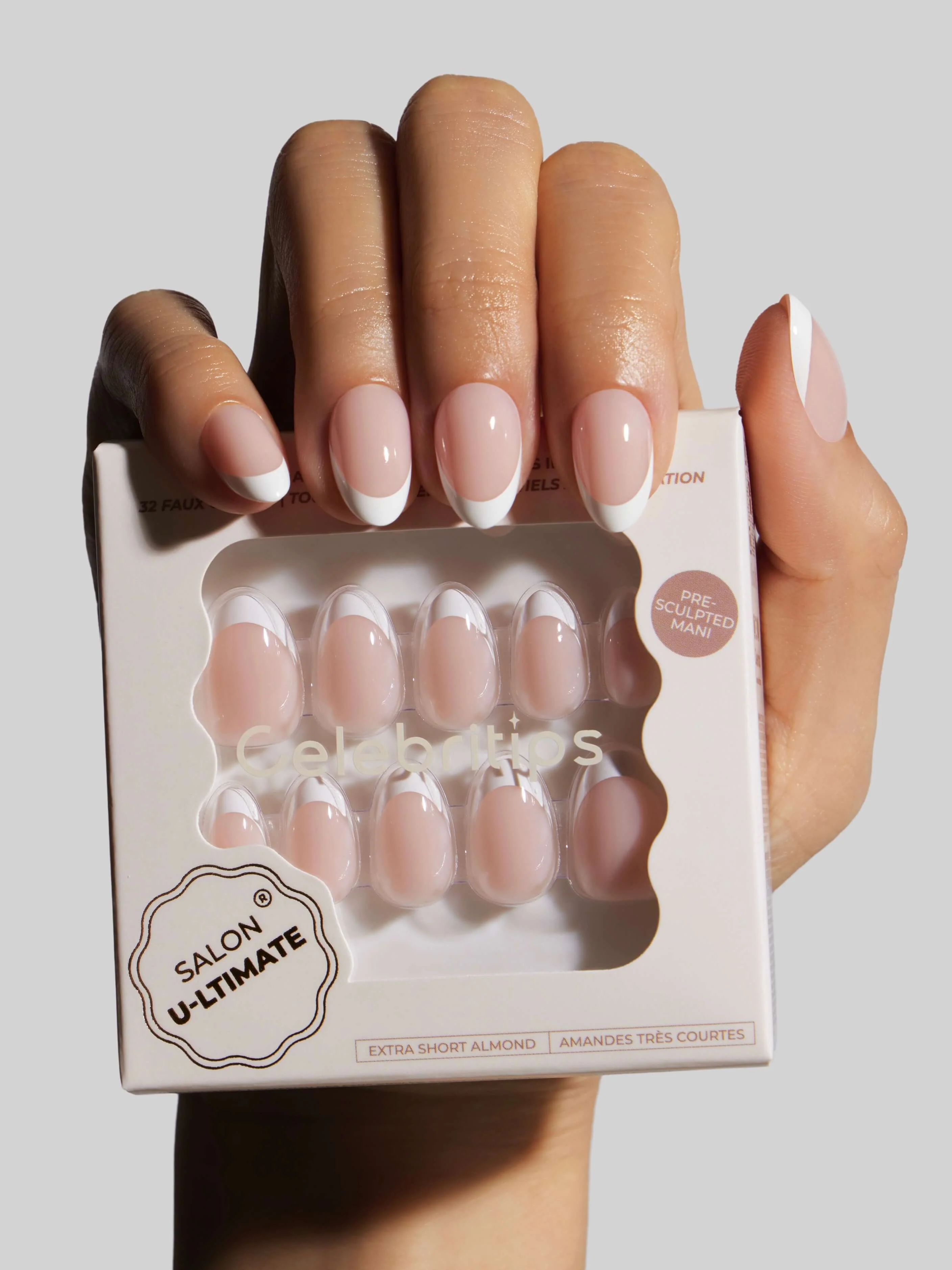 Nude Classic French (Extra Short Almond) - Image 3
