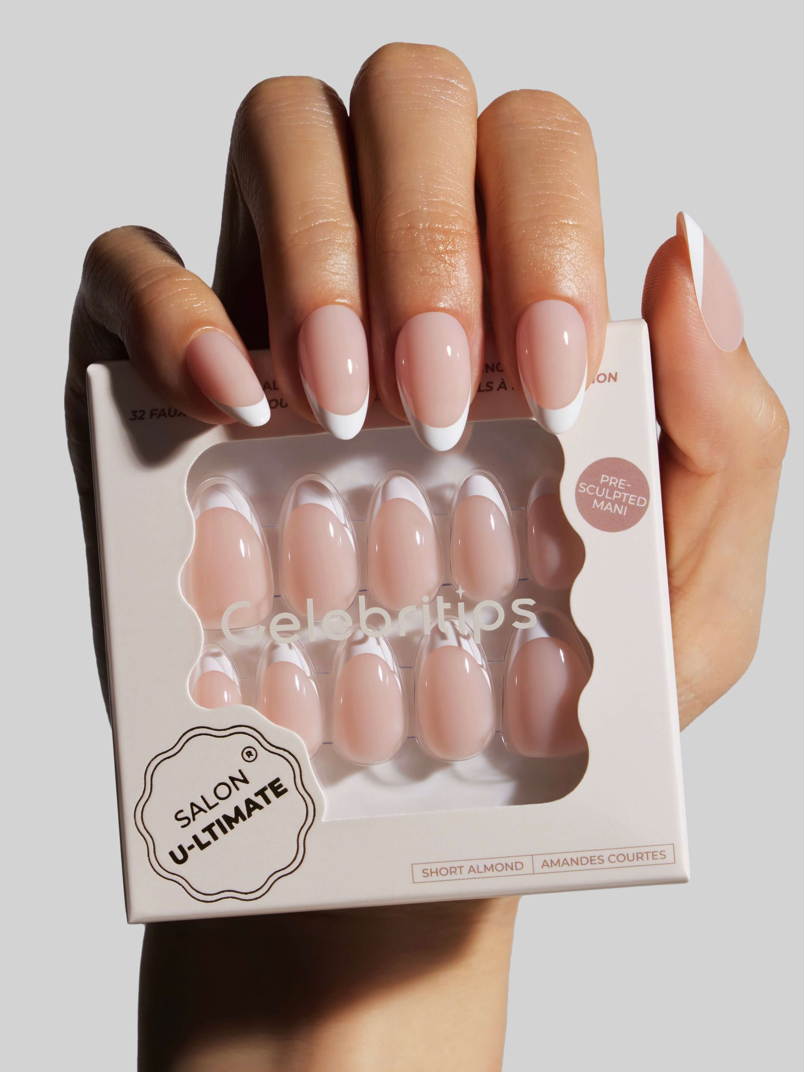 Nude Classic French (Short Almond) - Image 3