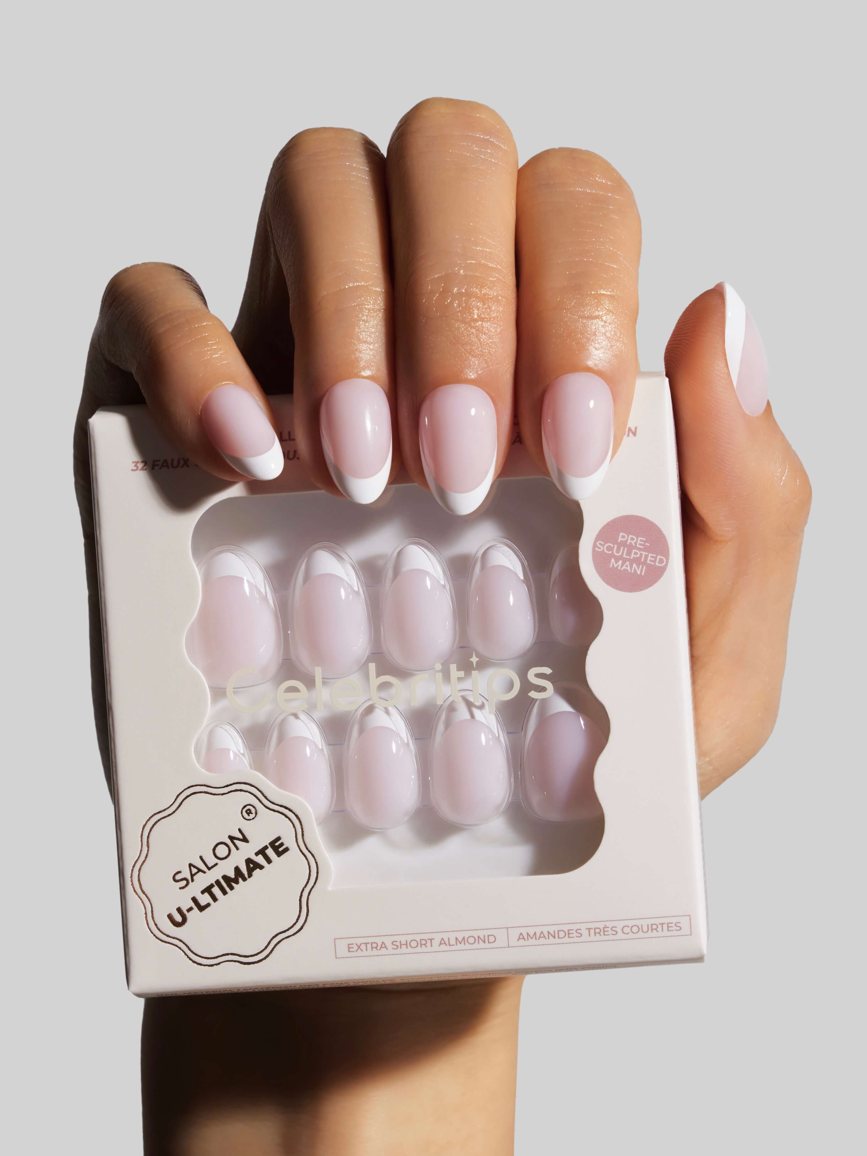 Pink Classic French (Extra Short Almond) - Image 3