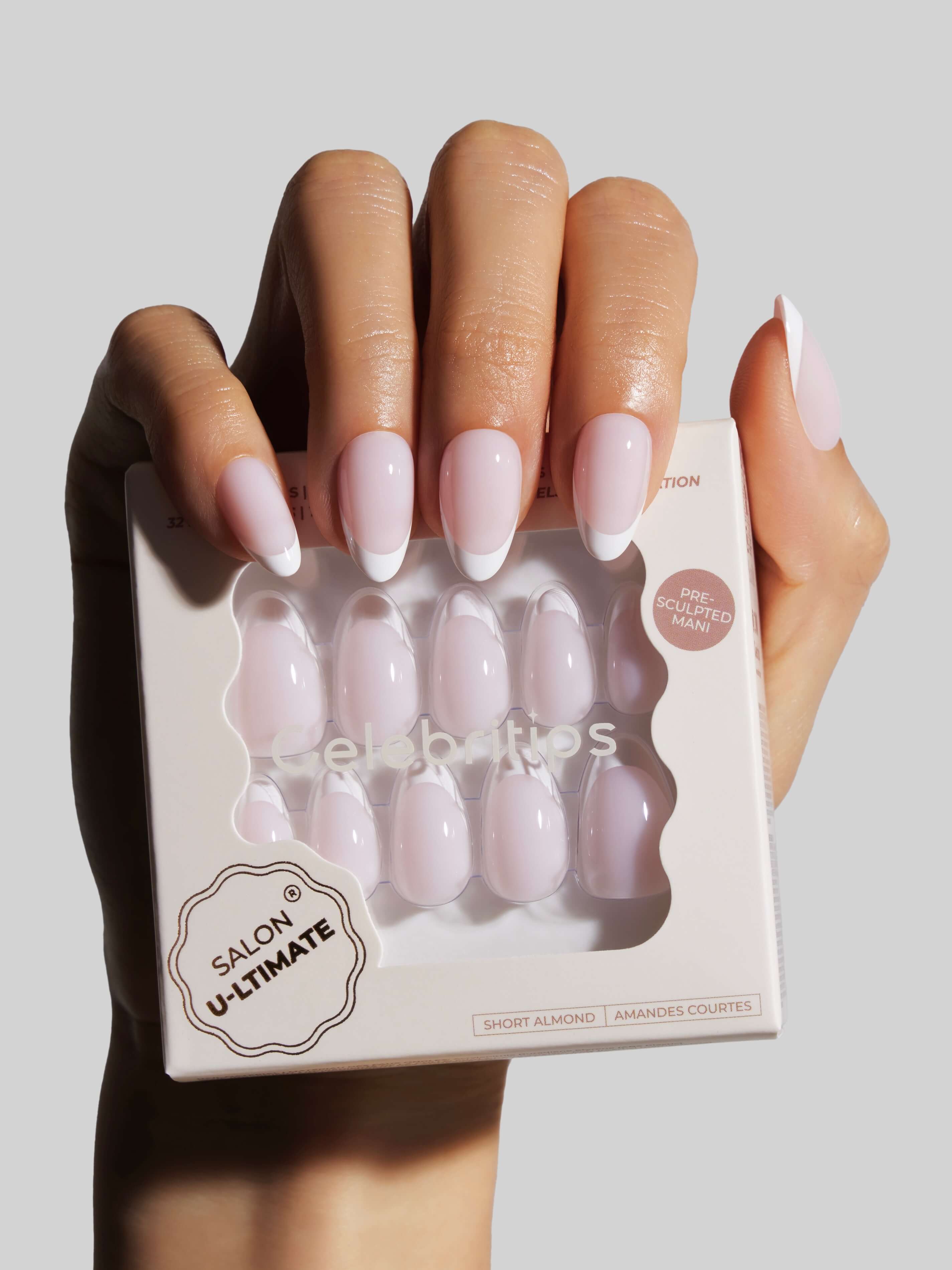 Pink Classic French (Short Almond) - Image 3