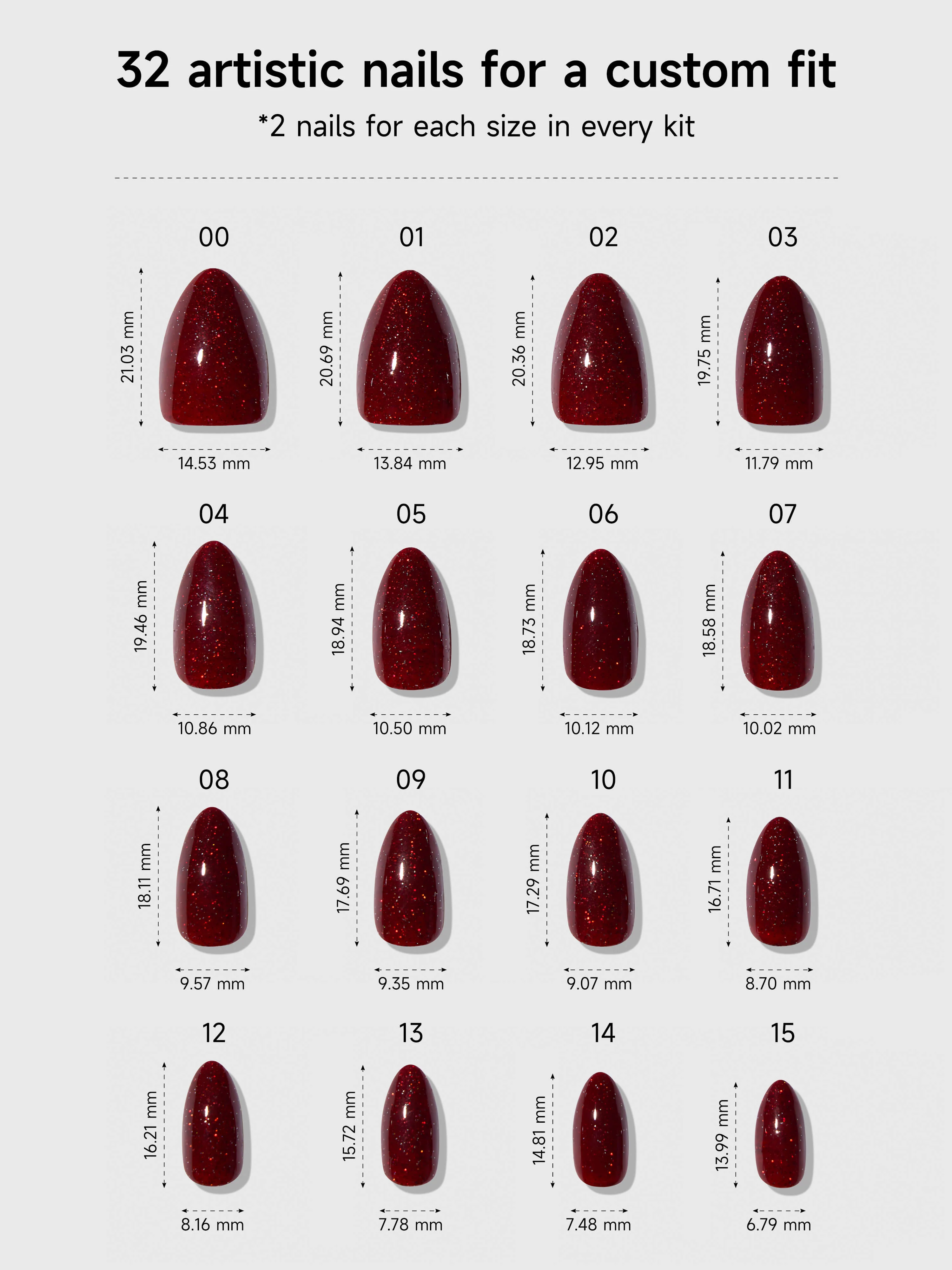 Scarlett (Short Almond) - Image 4